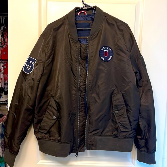 Tommy Hilfiger Bomber Jacket Xl Hunter 